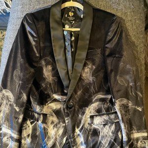 Men's suit jacket - Black / Smokey